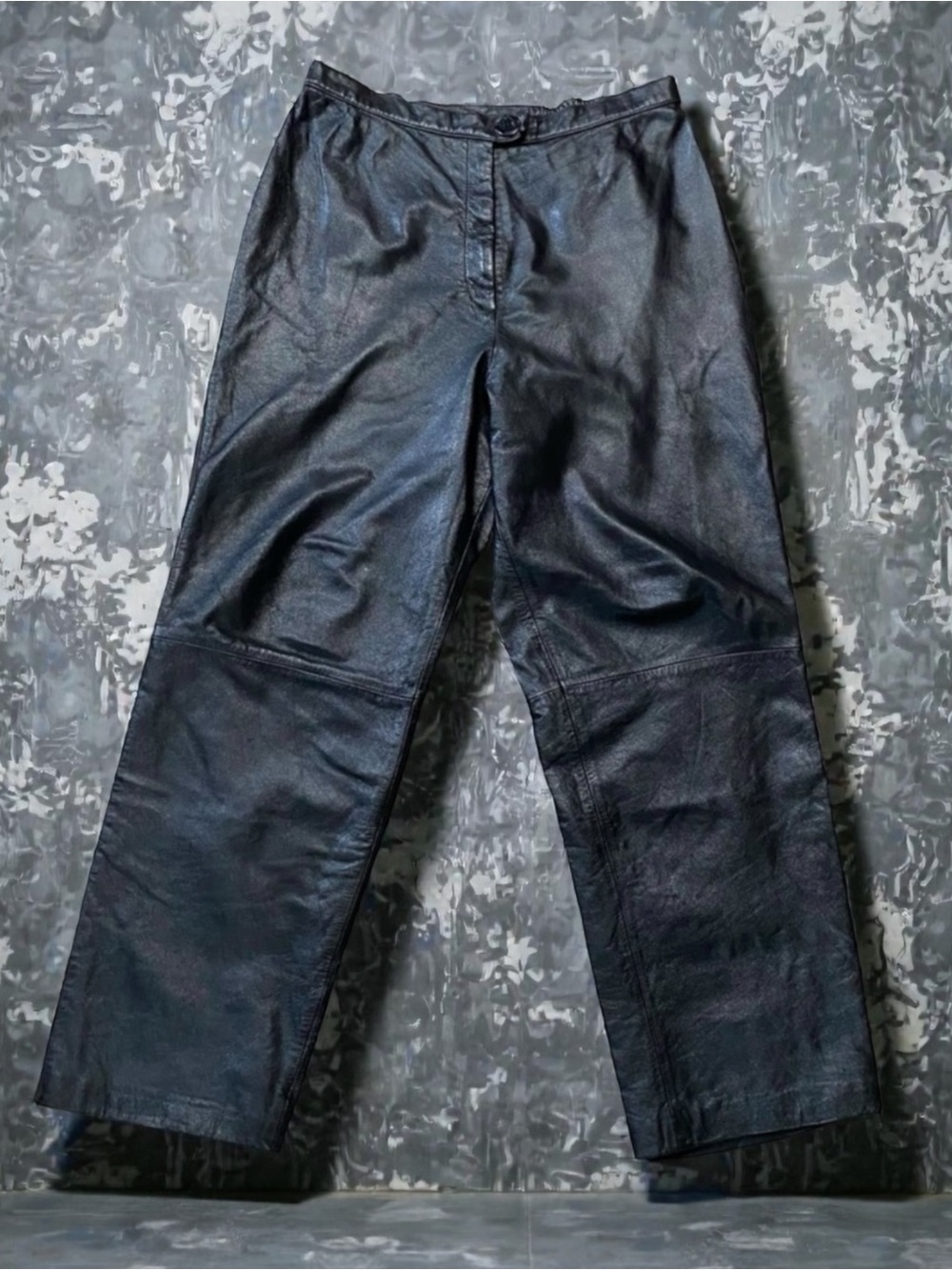 Coldwater Creek Black Leather Pants